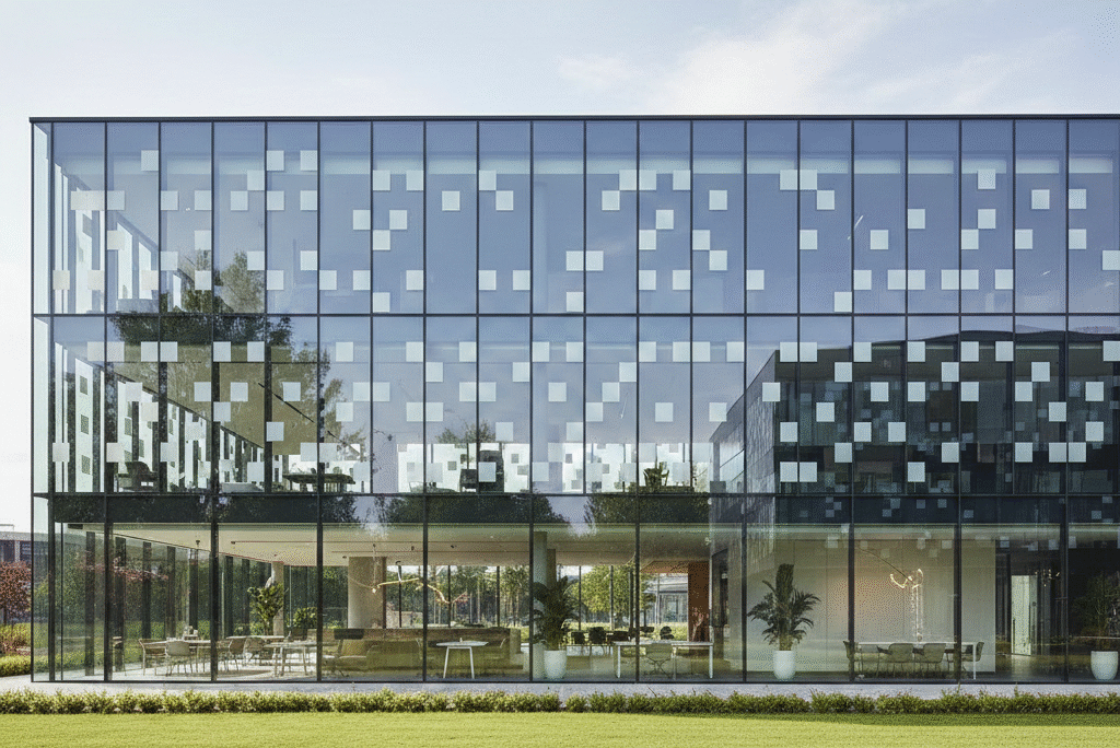 Glass Curtainwall Design with Low-E Laminated Glass