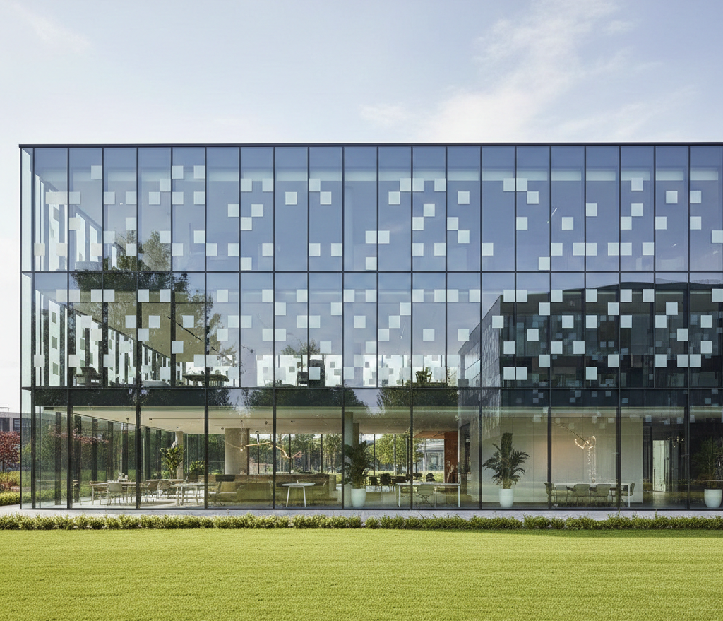 Glass Curtainwall Design with Low-E Laminated Glass